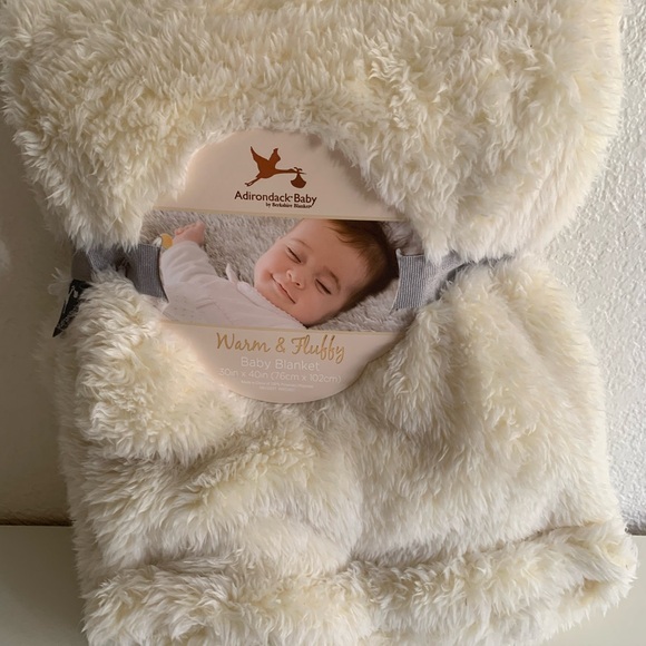 Cream Fuzzy Blanket - Picture 2 of 6